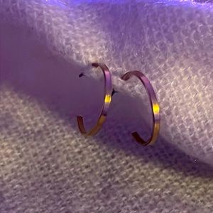 Goldtone hoops